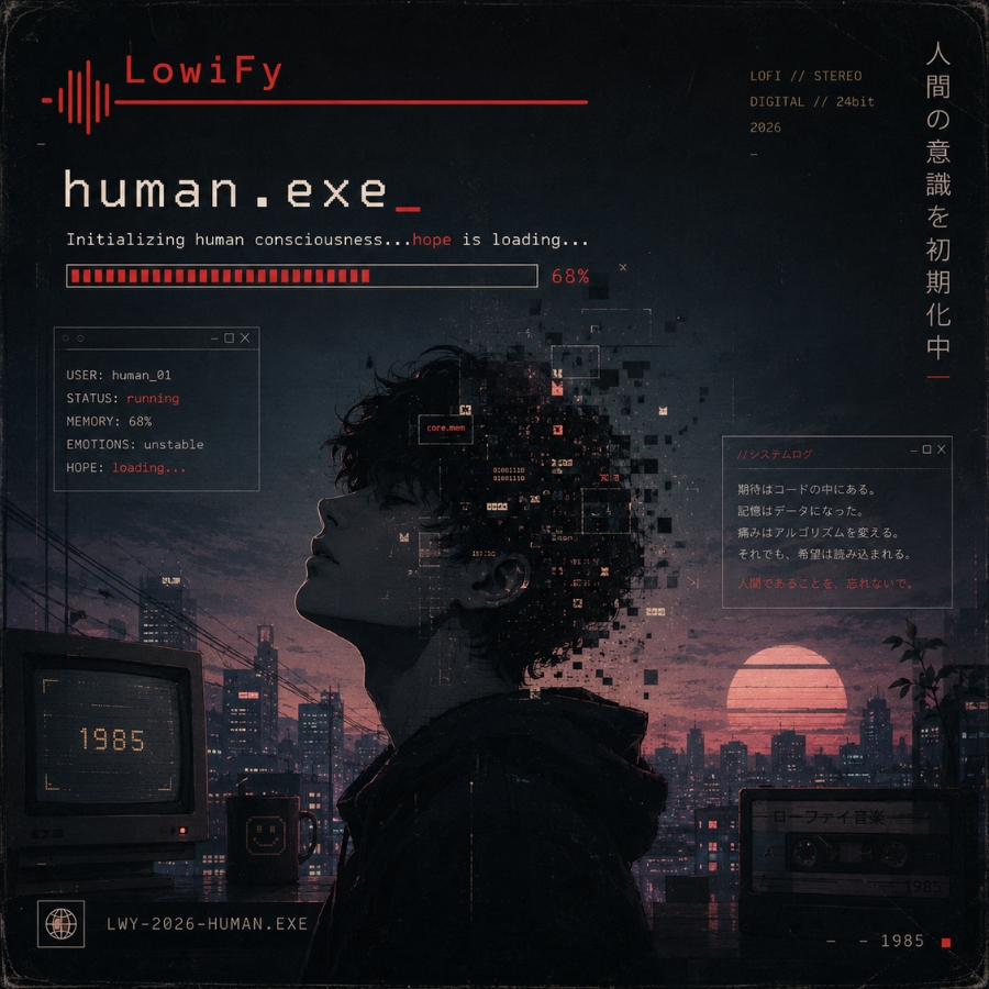 Pochette de l'album human.exe